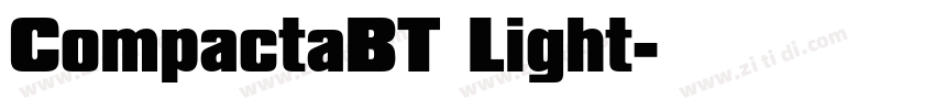 CompactaBT Light字体转换